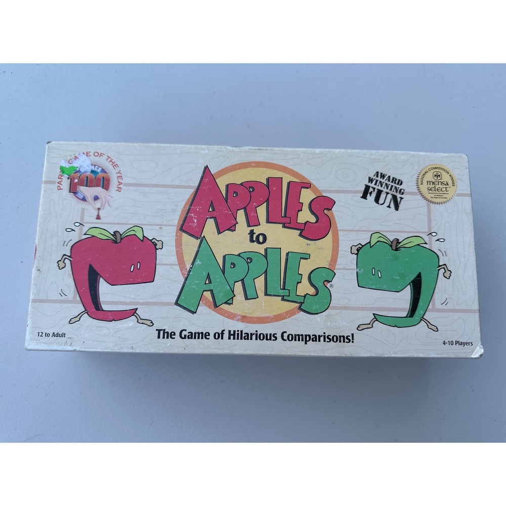 Apples to Apples Party Game 2001 Out of the Box Publishing 4-10 Players Complete